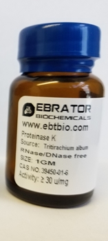 Cas - 39450-01-6 Proteinase K 1gm EBT212